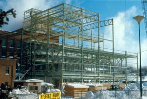 Construction of the Washing and Screening Department Building at the Edmundston Fraser Mill