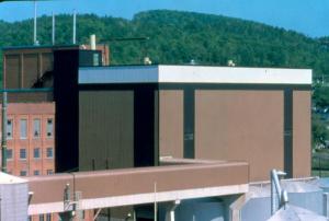 Construction de l'atelier de lavage et triage de l'usine Fraser d'Edmundston