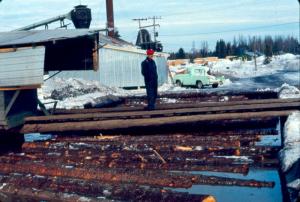 Hot Pond at the (Kedgwick) Fraser Sawmill