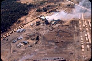 The (Kedgwick ) Fraser Sawmill in 1970