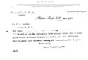 Correspondance entre la Fraser Lumber Co. Ltd. et M. J. C. Hartley