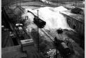 Monticule de soufre  l'usine d'Edmundston