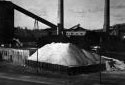 Sulphur Stored Outside for Use by the Bleaching Plant