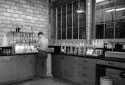 Mr. Cornelius Doiron in the Water Testing Laboratory