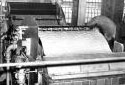Pile laveuse dans la blanchisserie de l'usine Fraser d'Edmundston