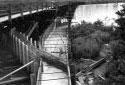 Liquid Waste Transported on Conveyor Toward the Iroquois Retention Basin