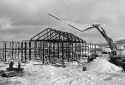 Two Kiln Buildings under Construction at the Kedgwick Fraser Sawmill