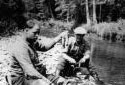 Mr. Ned Poitras with his Fish Catch