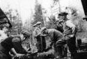 Loggers Cutting with a Two-Handed Saw