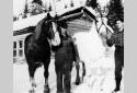 Two Loggers at Beaver Brook Camp