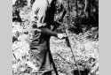 A Logger with his Bow Saw