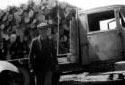 Mr. Antoine Ouellette with his Truck Load in the Green River Area