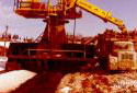 Unloading a Load of Logs at the Edmundston Fraser Mill