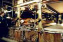 Mr. Albert Charest in the Paperboard Department of the Fraser Mill in Edmundston