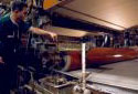 Worker at the Paperboard Department of the Fraser Mill in Edmundston