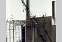 Construction of the no. 4 Bark Oven at the Edmundston Fraser Mill