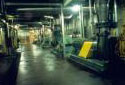 Sous-sol de l'atelier de lavage et triage à l'usine Fraser d'Edmundston