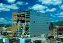 Construction of the washing and screening department building at the Edmundston Fraser mill