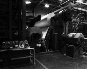 Worker at the C-3 Coater