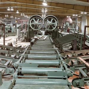 Interior of the Plaster Rock Fraser Sawmill