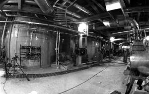 Reservoirs in the Basement of the  Washing Department at the Edmundston Fraser Mill