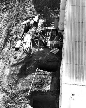Laying on the Foundation of the Waste Incinerator at the Edmundston Fraser Mill