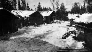 Camps à l'extrémité du Premier Lac