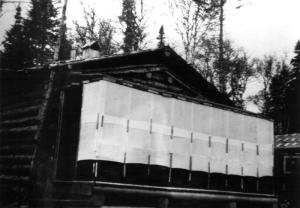 Camp en bois rond