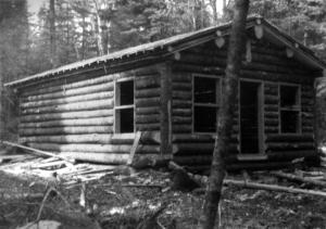 Habitation en bois rond