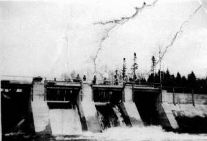Barrage au Premier Lac