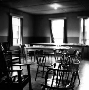 Salle de rencontre pour le personnel du Rapids Depot