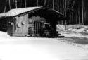 Log Camp Near the  Iroquois River