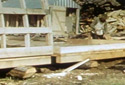 Construction of a Quonset Hut at the Summit Depot